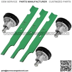Deck Spindle w/Pulley Blade for Exmark LZ18KC523 LZ22KC523 LZ22LKA523 52" 60" 3x