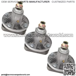 Mower Deck Spindles Set for John Deere L120 L130 L100 L110 L118 48-Inch 3-Pack