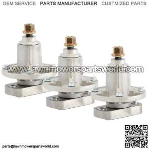 3PK Spindle Assembly For John Deere 48" Deck L100 L120 L130 Scotts L2048 L2548