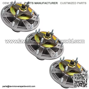 Mower Spindle for John Deere 72 inch Deck 777 797 997 Z Trak 1505 1550 1570 1575 1580 TCA51058 TCA24881 3 Pack