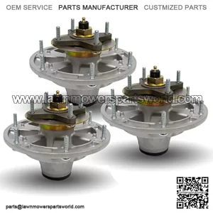 3PK Spindle Assembly Replacement for John Deere 72 inch Deck 777 797 997 Z Trak 1505 1550 1570 1575 1580 TCA51058 TCA24881