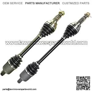 2 Front CV Axles Left Right Compatible with John Deere 2006-2017 Gator HPX 4x4; 2007-2010 Gator XUV 620i 850D