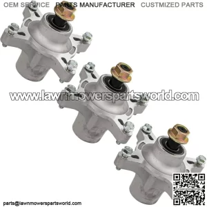 Set of 3 Deck Spindle Assembly for Exmark  TimeCutter SS5000 5060 4235 4260