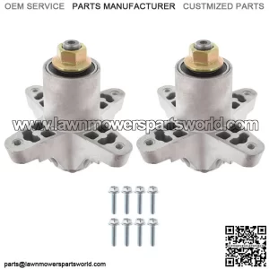 For MTD Cubcadet Troybilt 918-0142 618-0142 918-0138 618-0138 2 Spindle Assembly