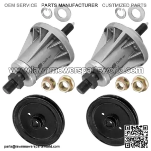 Deck Spindle & Pulley for Toro 05-36MR03 05-36MR04 36" / 05-37SC01 05-37SC02 37"