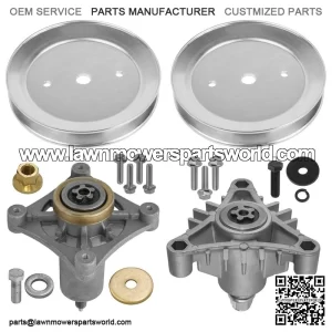 46" Deck Spindle & Pulley for Husqvarna CT153 960510015  532195945 197473