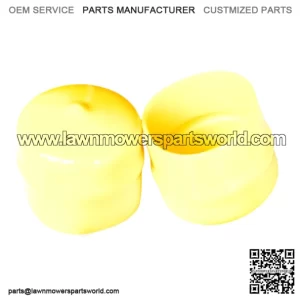 4PCS Front Wheel Bushing to Bearing Conversion Kit Replaces Craftsman, Sears, AYP, Poulan, 9040H - 9040-H - OEM Upgrade - Yellow Bushing