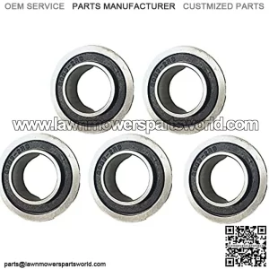 5PCS Flanged Ball Bearing ID 3/4" x OD 1-3/8",Lawn Mower, Wheelbarrows, Carts & Hand Trucks Wheel Hub for Suitable,Replacement for Lawn Mower Wheel Bearing, Bushing to Bearings Conversion