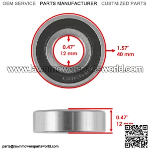 4 Spindle Ball Bearing for MTD 9410124 9410600 7410124 / Husqvarna 532110485
