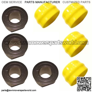 4 Front Wheel Bearings Fits John Deere Scotts L120 L130 L1742 L2048 L2548 LT160