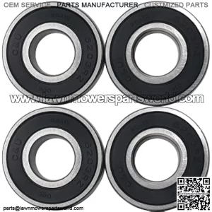 4pcs Bearings for Craftsman Poulan Husqvarna 110485X, 532110485: John Deere GX20818, JD8535: MTD 741-0600, 941-0600, 741-0124, 941-0124: Toro 100-1048, 10-9966, 112-0423, 251-277, 38-7820