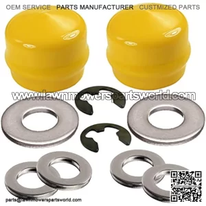 10pc Front Wheel Hardware Kit replaces John Deere D100 D105 D110 D120 D130 D140 D150 D160 X110 X120 X125 X140 X145 X165 X300 X304 X305 X310 X320 X324 X340 LT133 LT150 LT155 LT166 LT170 LT180