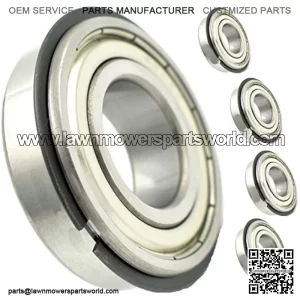 (4 Pack) Front Wheel Bearings John Deere Gator CS, CX, TE, TH, 6x4, E-Gator w/Steel Seals 25mm - Compatible with John Deere