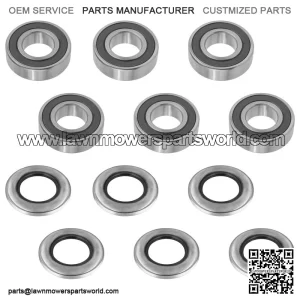 302585 10161 300441 Spindle Bearings w/ Hub Seals Repair kit for Dixie Chopper