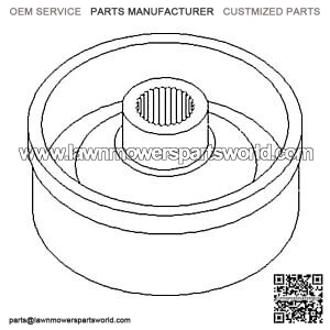 67800-22380 BRAKE DRUM Fits Kubota B20 B2150 B8200 B9200
