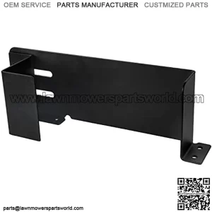 Lawnmower Wheel Boot Steel Bracket Fixer Secure on Your Open Enclosed Trailers or Garage, Screws and Instruction Included, Black