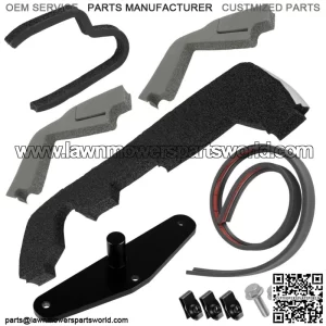 Hood Catch Foam Mounting Pad Seal Kit for John Deere 4200 4300 4400 w/ Bolt Nut