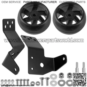 Wheel Bracket Kit & Wheels For Husqvarna LT 18542 LT 16542 LT 18542 42"