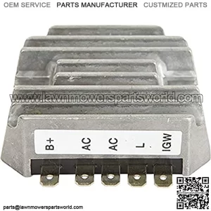 Rectifier Voltage Regulator Compatible With/Replacement For John Deere Lawn Garden Tractor 330 322 332, John Deere Compact Tractor 670 770 870 970 1070, John Deere Mowers, Tractors AM101406