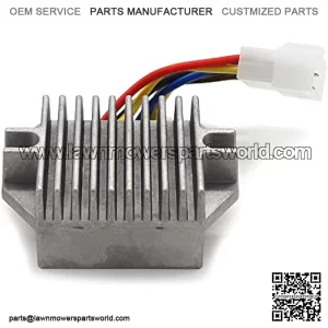 Voltage Regulator Rectifier suitable for John Deere AM126304 AUC12632 M70121 M97348 for John Deere X595 X700 X720 X724 X728 X729 F510 F525 F735 4x2 Gator 6x4 Gator CS Gator CX Gator and TS Gator