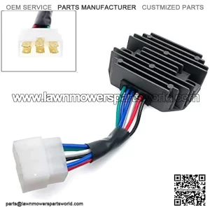 Voltage Regulator Rectifier Replacement 435-180 for JOHN DEERE 240 245 265 Lawn Tractor 345 F525 F735 Gx345 Lx176 X495 X575 X700 X720 Cs Cx Ts Gator AM108848 AM126304 M70121 M97348 14029