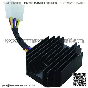 New Regulator 12 Volt Rectifier Assembly Compatible With John Deere 240 245 Lawn Tractor 345 F525 F735 GX345 LX176 LX188 LX279 X495 X575 X700 X720 X724 X728 CX CS TS Gator AM101046 AM126304