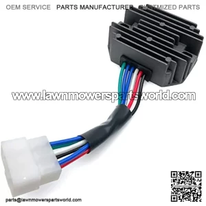Voltage Regulator Rectifier Replacement 435-180 for John Deere 240 245 265 Lawn Tractor 345 F525 F735 Gx345 Cs Cx AM108848 AM126304 Ts Gator M70121 M97348 14029 Lx176 X495 X575 X700 X720