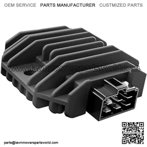 DC 12V 6 Pin Voltage Regulator Rectifier Replaces for for John Deere F510 F525 F710 F725 F735 F911 GS75 X475 X478 front Mower for Gator 4x2 6x4 CS TS with 20 AMP charging system