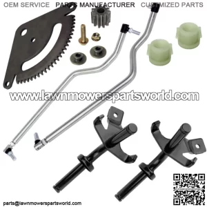 Steering Wheel Drag Link Spindle Gear Kit For John Deere L1742 L2048 L2548