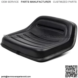 Universal Deluxe Lowback Riding Lawn Mower Seat,Garden Tractor UTV/ATV Seat Black High Back Mount Seat
