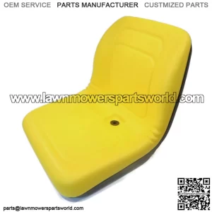 Yellow HIGH BACK SEAT for John Deere Lawn Mower Models L118 L120 L130 L135 L145