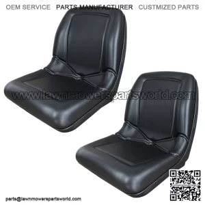 (2 Seats) Black John Deere Gator Seat 6X4 CX 4X2 4X4 HPX TRAIL TX TURF TH 6X4 TE