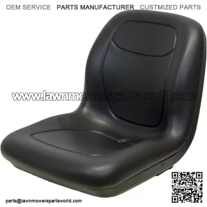 John Deere Gator Black Vinyl Seat fits Turf TX TXTurf Worksite and XUV
