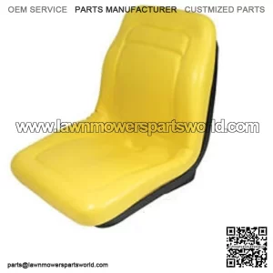 VG11696 New FOR John Deere Yellow Vinyl 18" Gator Seat CX E TE TH TX