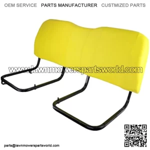 E-AM140623 Yellow Vinyl Bench Seat Back Cushion for John Deere HPX & XUV Gators