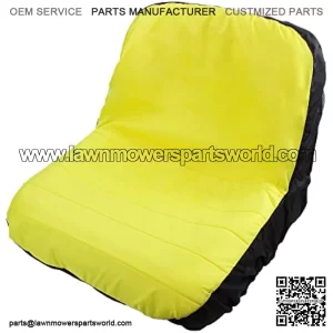 E-P92324 Yellow Seat Cover Used W/ Seats with 15" Backrest for John Deere 4X2 Gator (s/n 019951>), CS Gator (s/n 040000>), TS 4X2 Gator