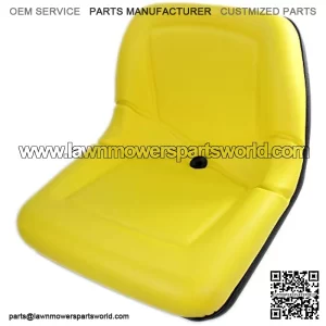 E-AM133476 Yellow 15" High Seat for John Deere 4X2, CS & TS 4X2 Gators+