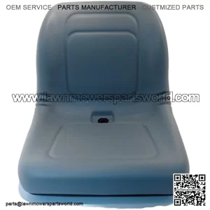 New Grey HIGH Back SEAT w/Pivot Rod Bracket for John Deere Gator CS CX Utility