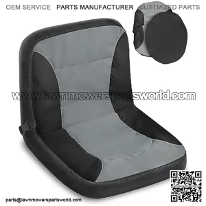 Riding Lawn Mower Seat Cover with Waterproof Cover, Durable Polyester Universal Lawn Mower Seat Cover Compatible with John Deere, for Craftsman, for Cub Cadet, for Kubota (Splicing,Medium)