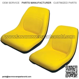 Set of 2 Yellow Seat Fits John Deere 1200A 4X2 Fits Gator 6X4 Fits Gator Models Replaces A-AM116408 A-AM116408-A AM116408