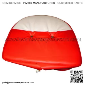 21" Cushion Seat Cover Red & White Fits IH Fits FARMALL Universal Mower & Farm T