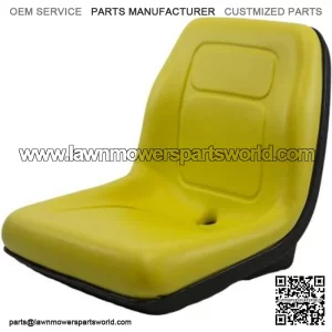 Yellow Bucket Seat Fits John Deere 5105 and 5205 With Original Bucket Seat