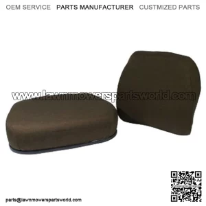 Brown Fabric Seat Cushion Set Fits John Deere 2350 2550 4050 4250 4450 4650 4850