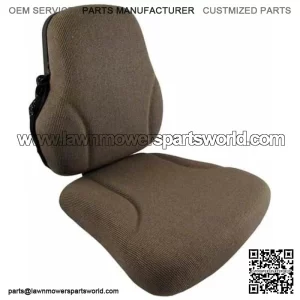 Seat Side Kick Fabric Brown Fits John Deere 8300 8200 7720 8430 9400 8400 8100