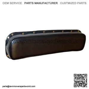 Black Back Rest Seat Cushion w/ Brass Rivets Fits John Deere A B D G R