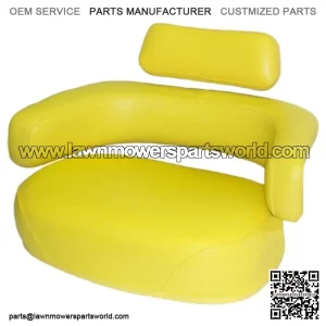 3-Pc Yellow Seat Cushion Set Fits John Deere Tractor 3010 4010 4020 4320 4430