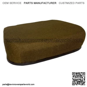 Seat Cushion Hydraulic Suspension Fabric Brown - Economy Fits John Deere 7700