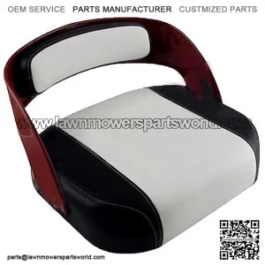 Black & White Vinyl Seat S371585AF Fits Case IH Tractors 200 230 240 330 340 460
