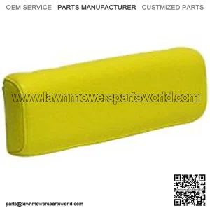R0997 Seat Back, Yellow Vinyl - Fits John Deere 40, 320, 435, 1010, M, MT +