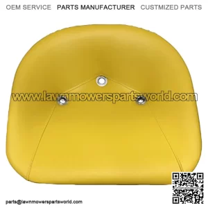 Yellow Padded Pan Seat Fits John Deere Lawn and Garden Tractors TS1200